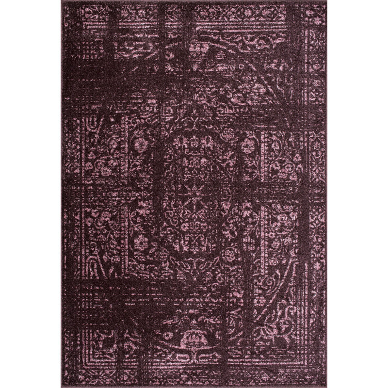 Latisha Traditional Performance Burgundy Rug, Rectangle 3' x 5'