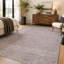 Tapis d'intérieur antidérapant, lavable à la machine, texture lin, couleur noyer-1345764509-1345764511