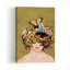 The Right To Beauty Contemporary Butterfly Flower Wall Art Print by Goed Blauw - Print-1284091388
