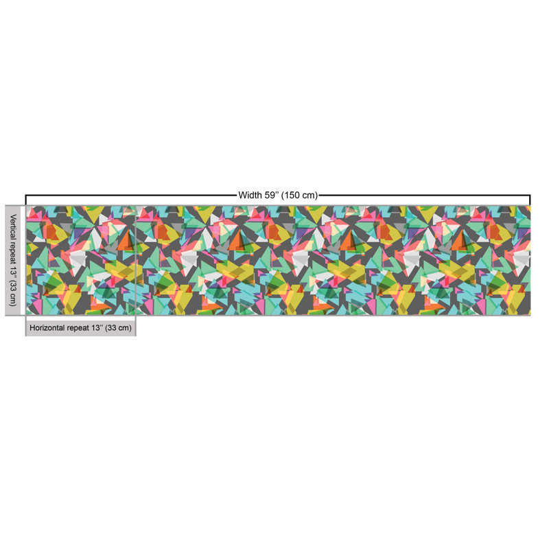 Cheong Complex Geometric Fractal Psychedelic Poly Hipster Multi-Purpose Fabric