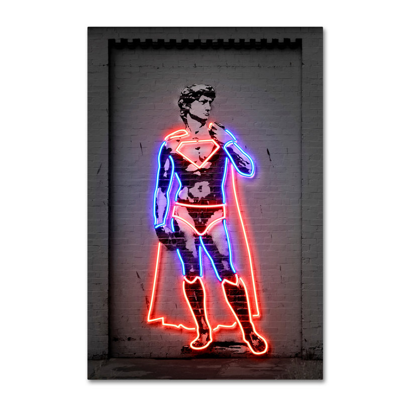 Magar Magar «David», impression sur toile tendue, H 19 po x l 12 po
