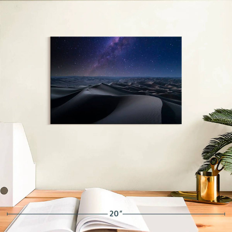 Alvord Empty Quarter Milky Way, H 8 po x l 12 po