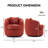 Modern Boucle Upholstered Swivel Accent Chair-1921539186