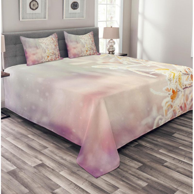 Rustic Polyester Coverlet, Queen Coverlet + 2 Shams