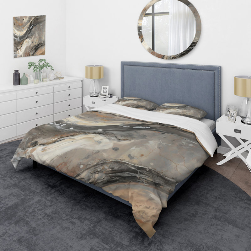 Ensemble de housse de couette en microfibre / polyester Morning Effervescence I Bedding