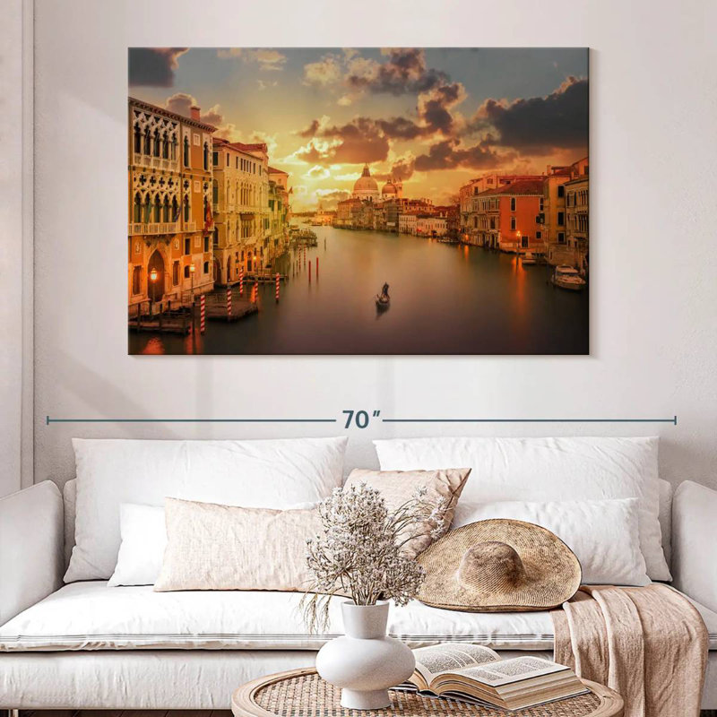 Tergel Sunset In Venice, 34'' H X 51'' W