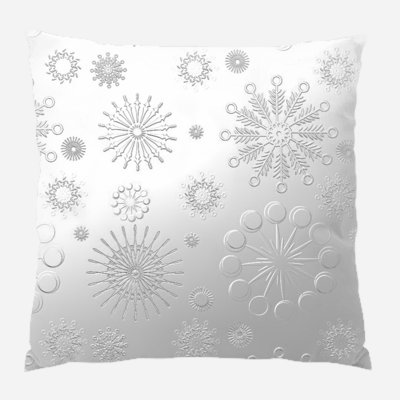Floral Microsuede Reversible Throw Pillow