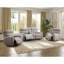 Ensemble de salon moderne de 5 pièces rembourré avec fauteuil inclinable électrique, canapé deux places avec console, appuie-tête réglables et port USB pour le chargement-1566964324-1566964327