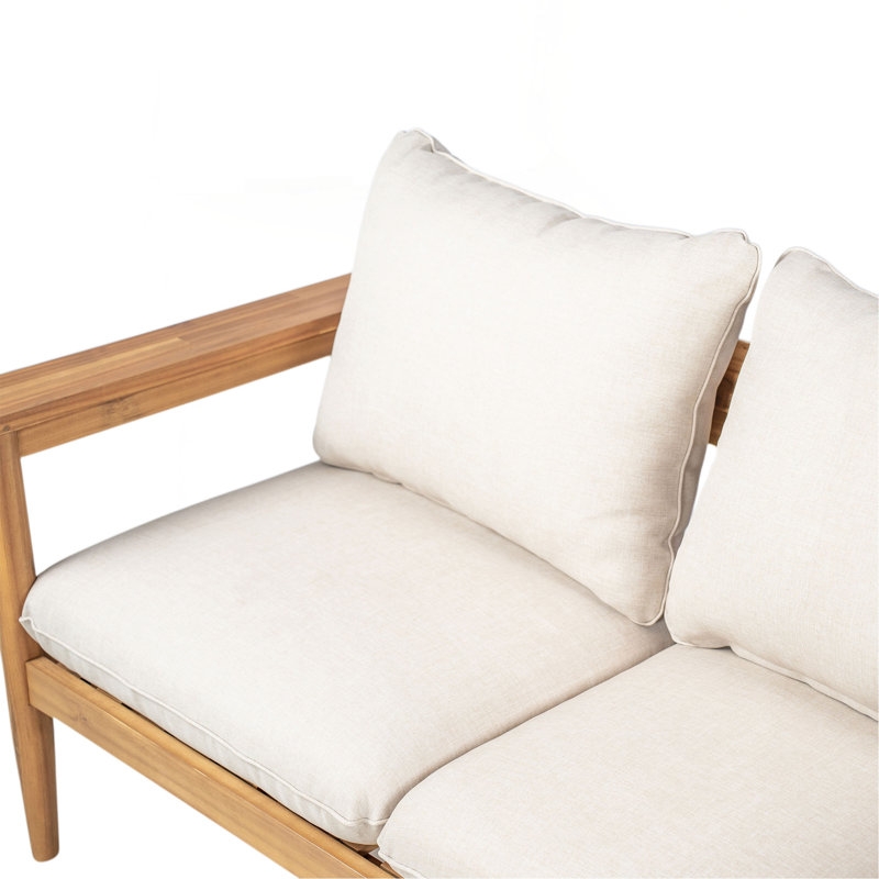 Causeuse d'extérieur en bois d'acacia Terassi