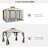 Outdoor Canopy Shelter With Roof And Netting