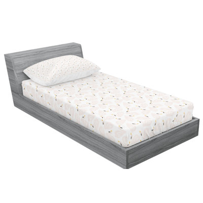 Swan Microfiber Patterned Sheet Set