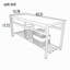 Ensemble de table de salle à manger industriel avec banc de rangement et support à vin