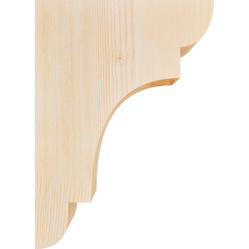 New Brighton Corbel, H 16 po x l 3,5 po x P 12 po, Sapin de Douglas, Lisse