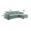 Canapé modulaire en chenille avec rangement Zavala