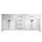 Slagelse 72" Double Bathroom Vanity Base Only-1430411333