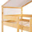 Lit superposé simple en bois avec tente-124917813