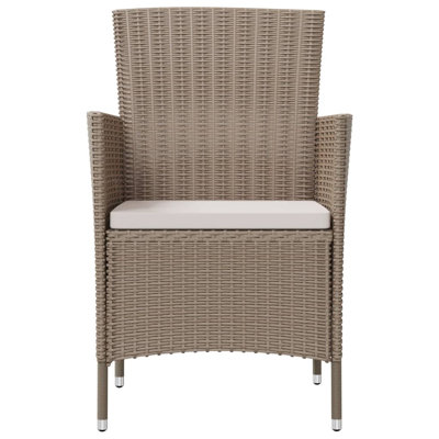 Patio Dining Armchair with Cushion by Red Barrel Studio