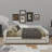 King-Size Upholstered Platform Bed With USB Port And Double Drawers-439384151
