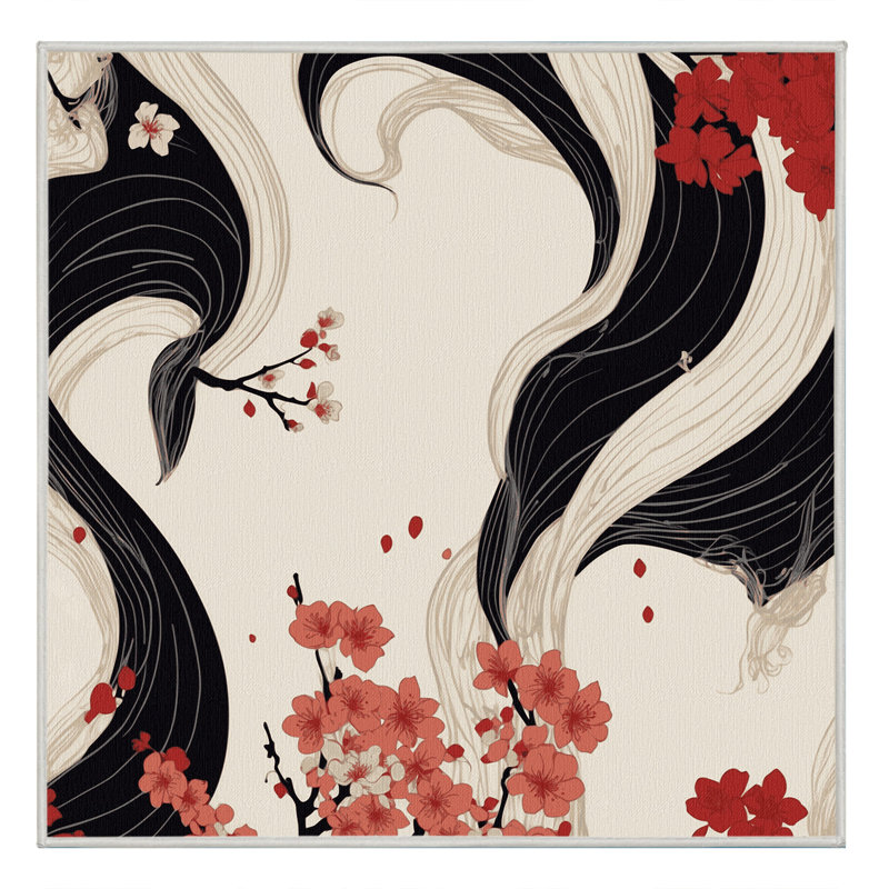 Moonlit Grace Rug, Square 8'