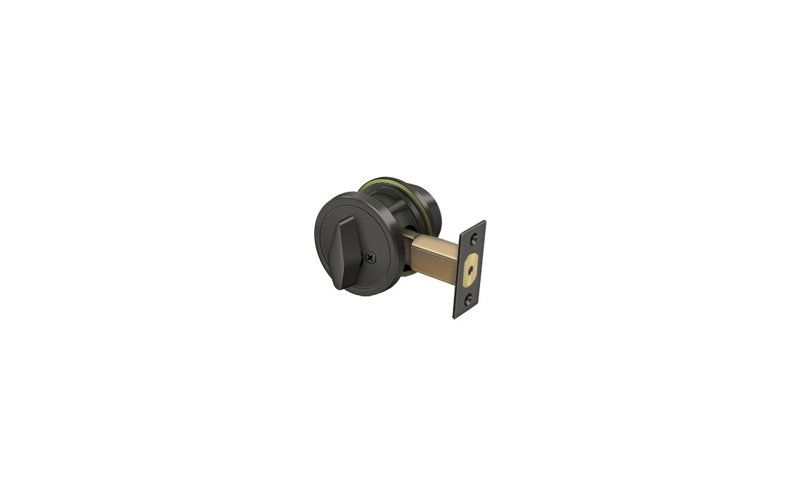 Commercial Door Hardware Single Cylinder Oil Rubbed Bronze Deadbolt, Oil Rubbed Bronze