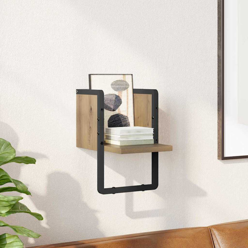 Floating Shelf, Artisian Oak, 30cm H x 20cm W x 25cm D