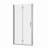Universal Pivot Shower Door,Open Outside,With 1/4" Tempered Glass-112517938