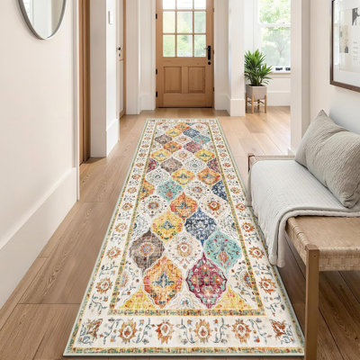  Extra Long Hallway Hall Runner Vintage