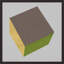 Cube With Gold 8 Print