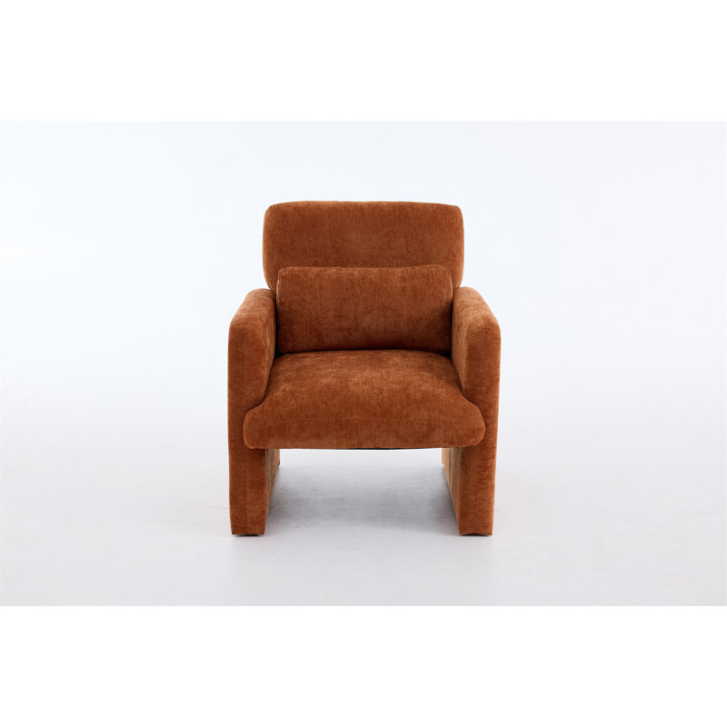 Chaise d'appoint moderne, Orange