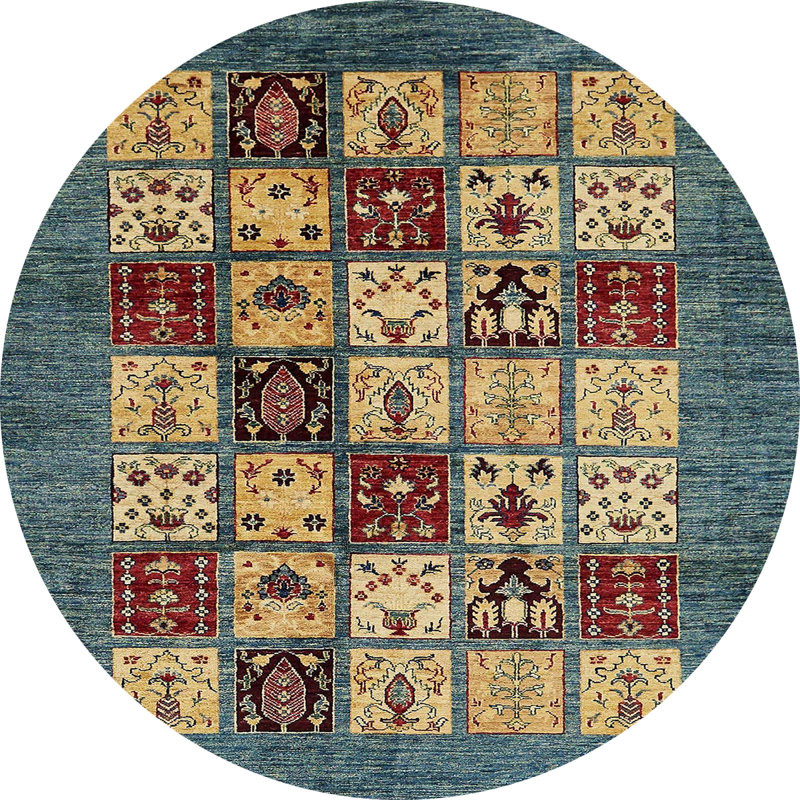 Tapis abstrait 615, Rond 3 pi