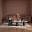 Ensemble de tables basses en marbre italien minimaliste