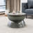 METAL HAMMERED COFFEE TABLE