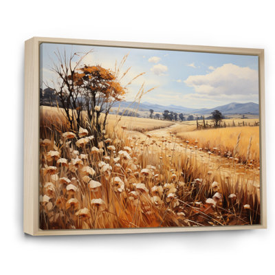 Countryside Rustling Wheat Field II - Landscapes Wall Art Prints