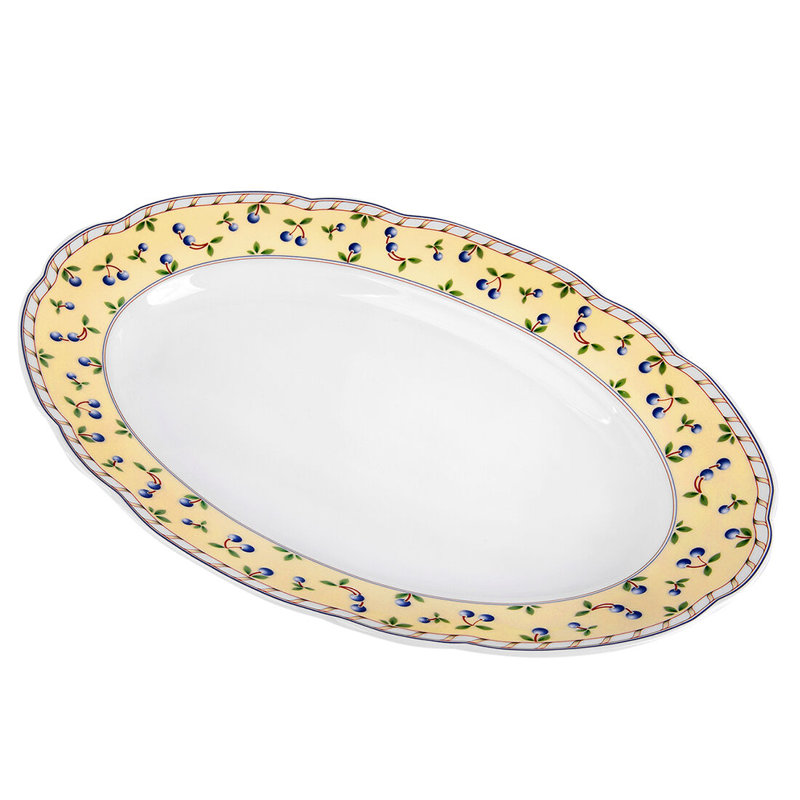 Plateau ovale en porcelaine Henrietta Carlsbad