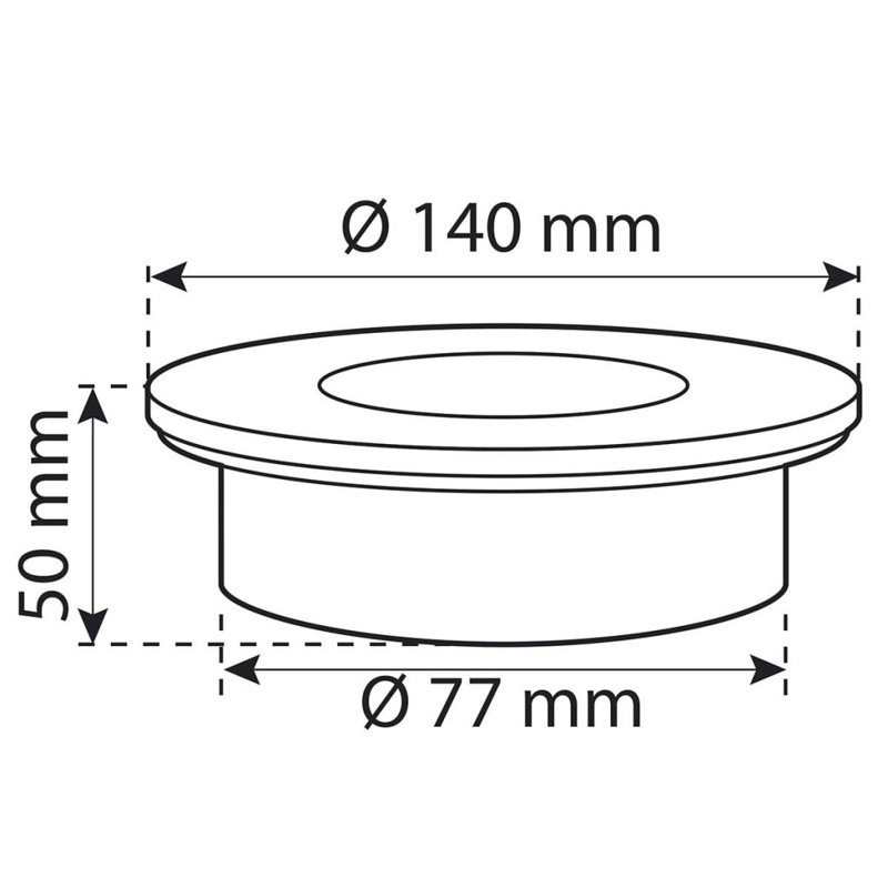 Ranex Solar Spot Light Round 0.12W Silver