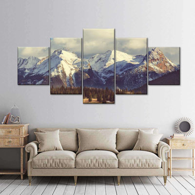 " Rocky Mountains " 5 - Pieces