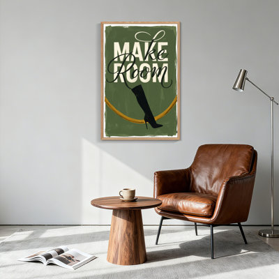 Make Room, reproduction d'art sur toile, ensemble de 1