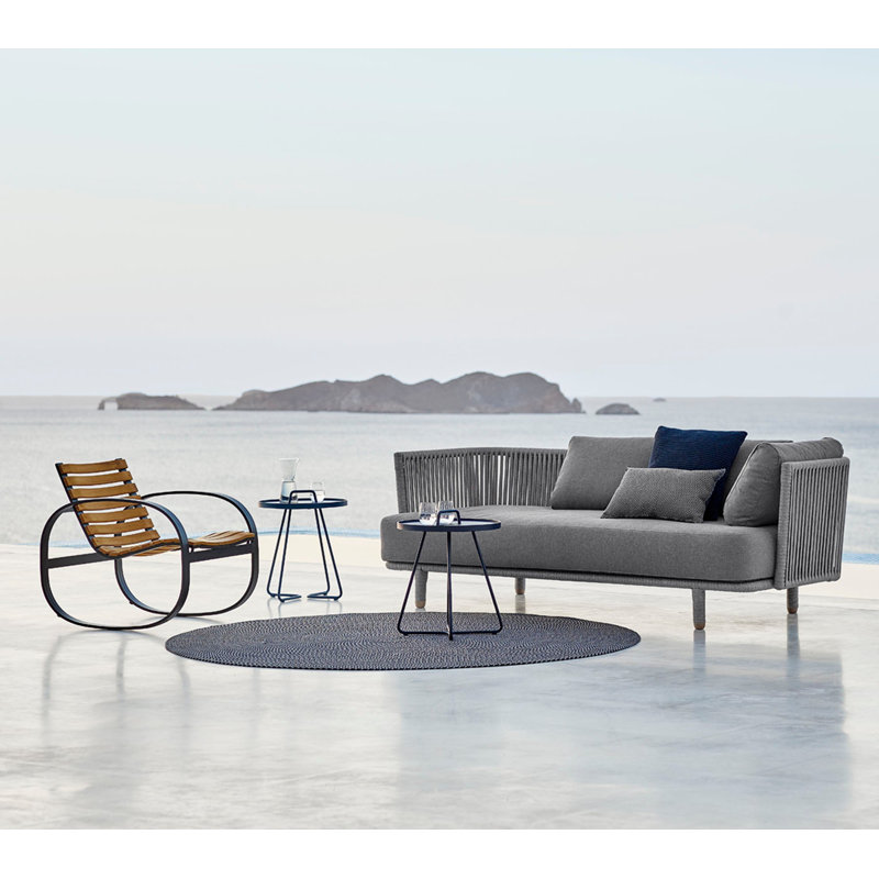 Moments 89" Wide Patio Sofa with Cushions