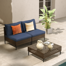 Armless Sofa*2 And Coffee Table