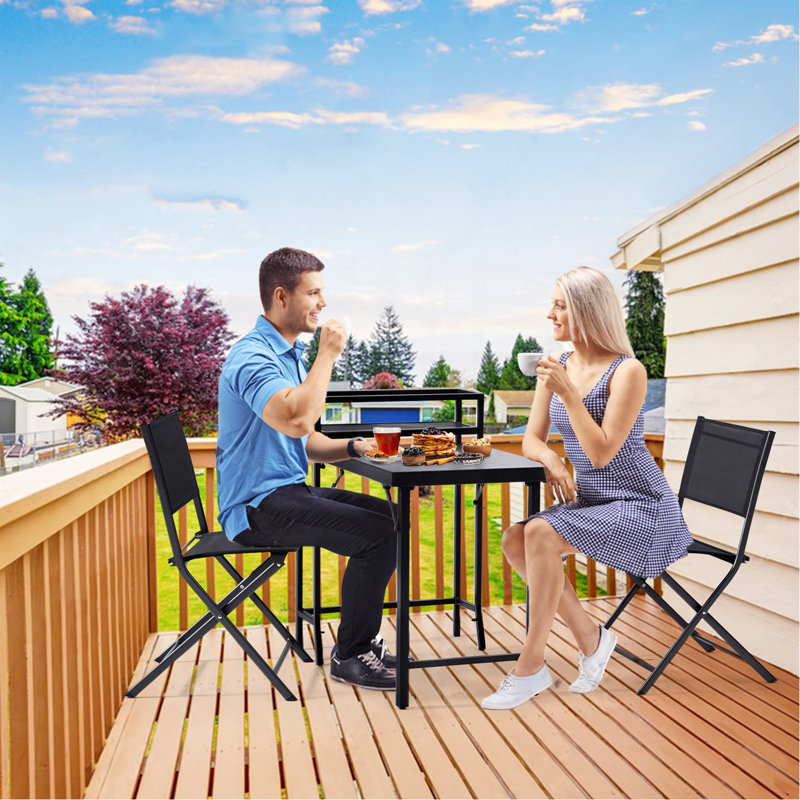 3PCS Patio Bistro Set