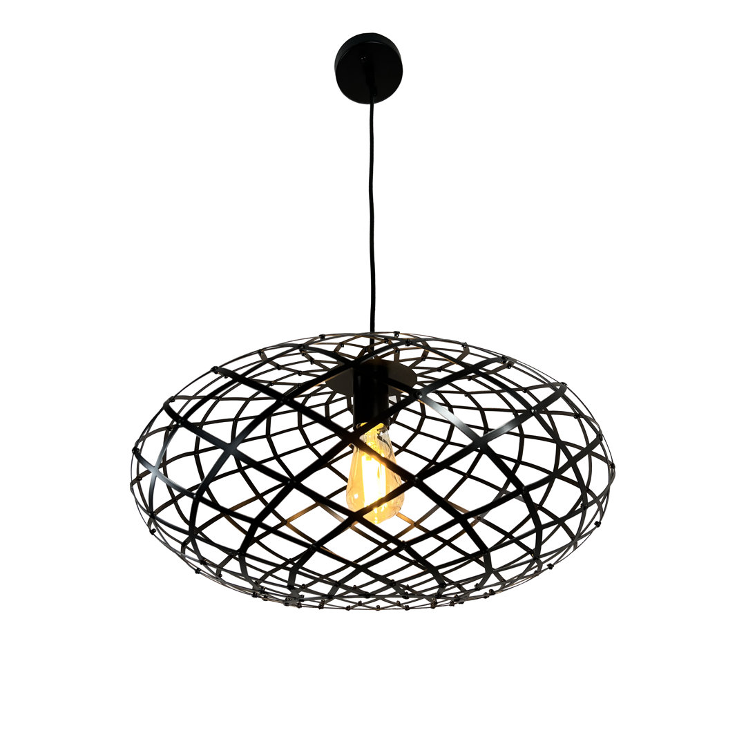 Linares 1 - Light Black Single Pendant 17 Stories