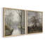 «Vintage Landscape XIX», 2 pièces sur papier-956793840-956793847