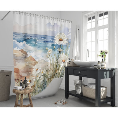 Panagia Floral Shower Curtain