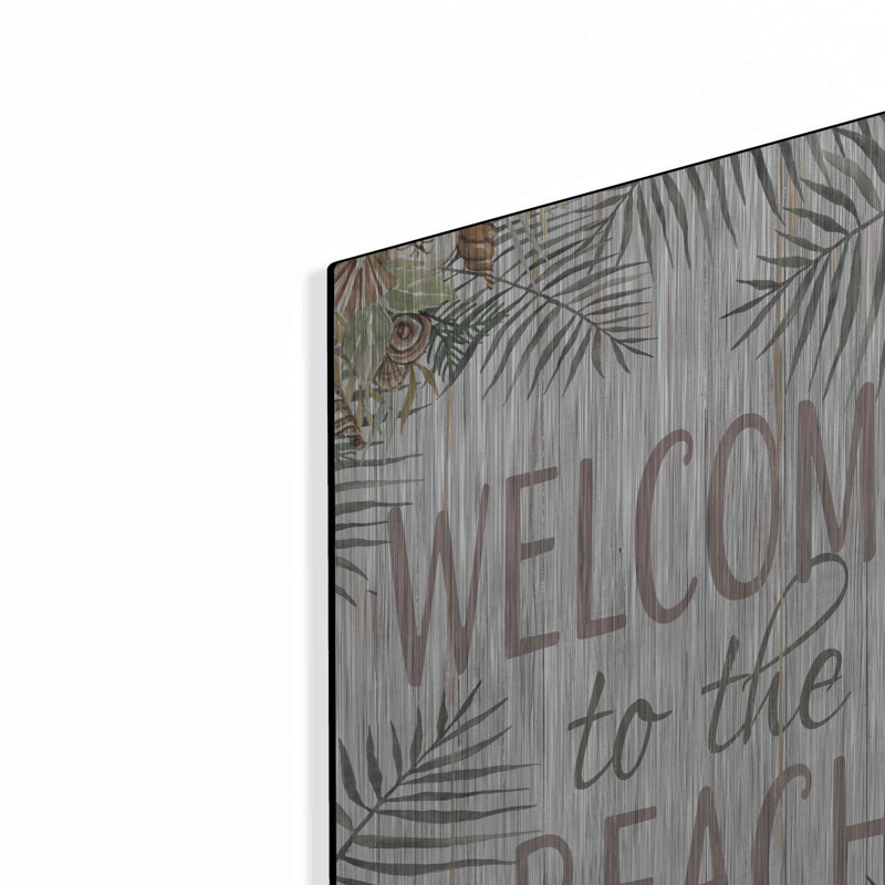 «Welcome To The Beach» par Cindy Jacobs, H 24 po x l 16 po