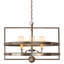 Lustre géométrique unique à 6 lumières Rayni