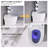 Elongated Smart Toilet, 1.1/1.6 GPF Dual Flush, Heated Seat, Foot Kick/Off-seat/Blackout Flush, Night Light, Soft Closing