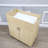 Children Infant Changing Table with Pad, Wooden Changing Table, Natural, Optiona Install Castors