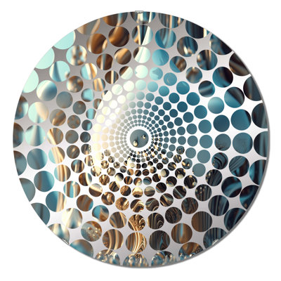 Filipkowski - Miroir décoratif à cercles concentriques