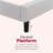 Upholstered Platform Bed, Tufted Headboard(Only Bed)-890478550-890478551
