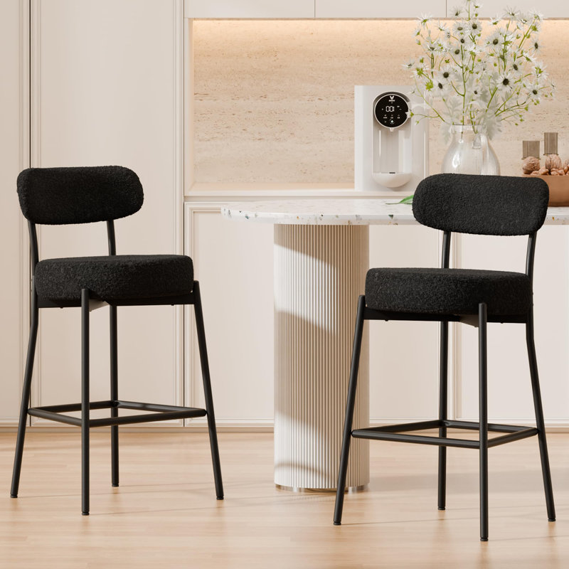 Arro Modern Bar Stools , Black